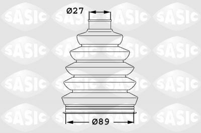 SASIC Пыльник ШРУСа наружного(комплект) OPEL Zafira B 2005-2012 (1603278, 1906052)