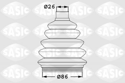 Sasic 1906054 комплект пылника, приводной вал на SKODA FABIA