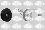 SASIC Шкив к/вала RE Koleos, Laguna III, Espa 2.0dCi 06- (2154018)