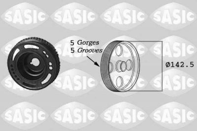 Sasic 2156013 ременный шкив, коленчатый вал на OPEL ASTRA G универсал (F35_)