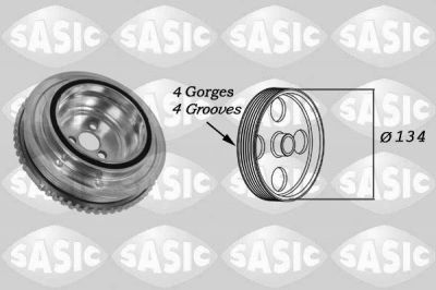 Sasic 2156044 ременный шкив, коленчатый вал на FIAT BRAVO II (198)