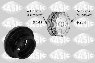 Sasic 2156047 ременный шкив, коленчатый вал на 3 кабрио (E46)