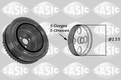 Sasic 2156052 ременный шкив, коленчатый вал на LANCIA DELTA III (844)