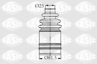 Sasic 2933553 комплект пылника, приводной вал на PEUGEOT 505 (551A)