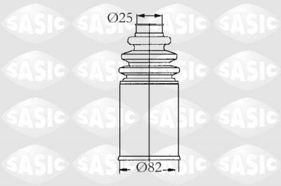 Sasic 2933573 комплект пылника, приводной вал на PEUGEOT 505 (551A)