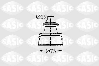 Sasic 2933813 комплект пылника, приводной вал на PEUGEOT 106 I (1A, 1C)
