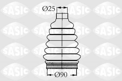 SASIC Пыльник ШРУСа PEUGEOT 406 1.6-2,0 10/1995-, PEUGEOT 306 1.4/1.6 329396 (329396, 2933963)