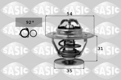 Sasic 3306067 термостат, охлаждающая жидкость на VOLVO V40 универсал (VW)