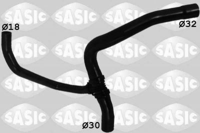 SASIC Патрубок радиатора Renault Logan 08 / ,Sandero K7M,K7J (+AC) (8200750020, 3404095)