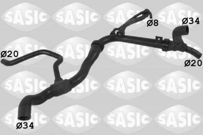 Sasic 3406351 шланг радиатора на OPEL VECTRA B (36_)