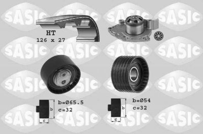 Sasic 3904031 водяной насос + комплект зубчатого ремня на RENAULT MEGANE III Наклонная задняя часть (BZ0_)