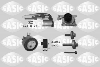 Sasic 3904037 водяной насос + комплект зубчатого ремня на RENAULT MEGANE III Наклонная задняя часть (BZ0_)