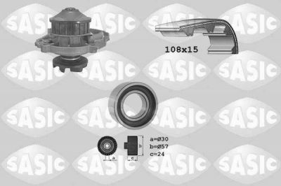 Sasic 3906014 водяной насос + комплект зубчатого ремня на FIAT PUNTO (176)