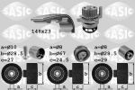 Sasic 3906057 водяной насос + комплект зубчатого ремня на AUDI A4 (8EC, B7)