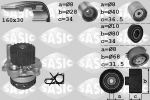 Sasic 3906082 водяной насос + комплект зубчатого ремня на VW PASSAT Variant (3C5)