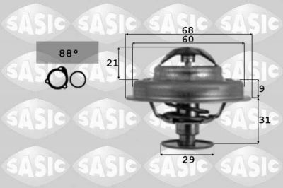 Sasic 4000359 термостат, охлаждающая жидкость на RENAULT TRAFIC фургон (TXX)