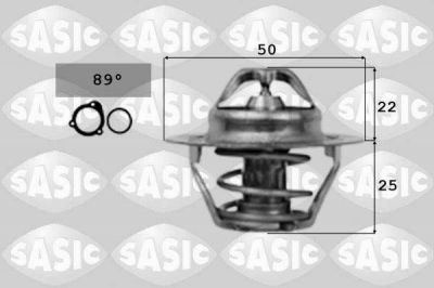 SASIC Термостат [с прокл.] [89°C] RENAULT Clio 98->/Laguna 97->/Kangoo (FC0M)/Megan II 96->/Scenic 99->/Logan/Duster 1.4/1.6 (8200479402, 4000363)