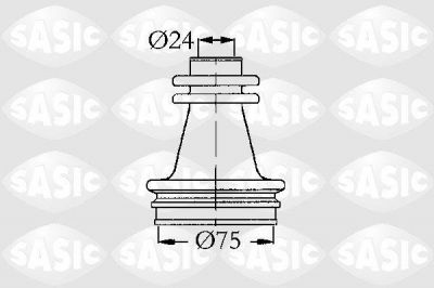 Sasic 4003416 комплект пылника, приводной вал на RENAULT 21 универсал (K48_)