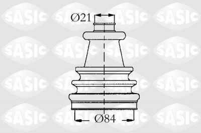 Sasic 4003426 комплект пылника, приводной вал на RENAULT ESPACE I (J11_)