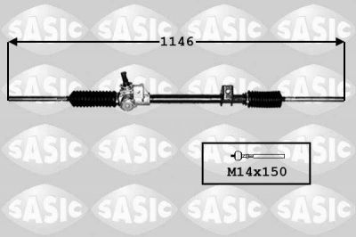 SASIC Рейка рулевая без г/у RENAULT R19 (7701466375, 4006015)