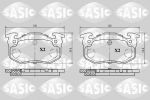 Sasic 6210011 комплект тормозных колодок, дисковый тормоз на RENAULT MEGANE I Cabriolet (EA0/1_)