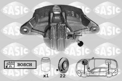 Sasic 6500023 тормозной суппорт на PEUGEOT 208