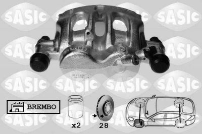 Sasic 6506168 тормозной суппорт на MERCEDES-BENZ SPRINTER 3-t c бортовой платформой/ходовая часть (906)
