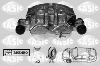 Sasic 6506172 тормозной суппорт на IVECO DAILY IV фургон/универсал