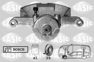 Sasic 6506180 тормозной суппорт на NISSAN QASHQAI / QASHQAI +2 (J10, JJ10)