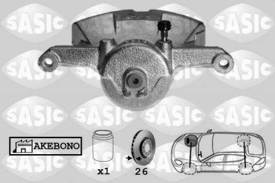 Sasic 6506181 тормозной суппорт на NISSAN QASHQAI / QASHQAI +2 (J10, JJ10)