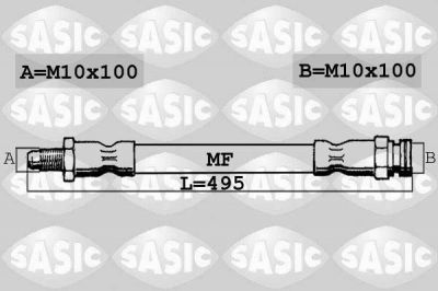 Sasic 6600016 тормозной шланг на PEUGEOT BOXER автобус (230P)