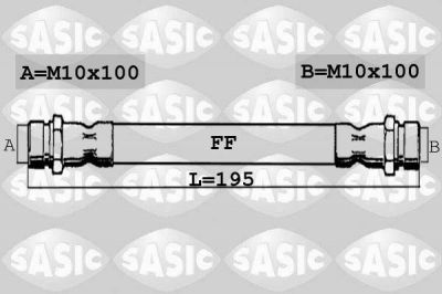 Sasic 6600047 тормозной шланг на PEUGEOT BIPPER Tepee