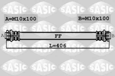 Sasic 6604008 тормозной шланг на RENAULT LAGUNA II (BG0/1_)