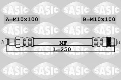 Sasic 6604037 тормозной шланг на OPEL VIVARO фургон (F7)