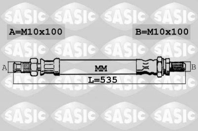Sasic 6606005 тормозной шланг на FORD KA (RB_)