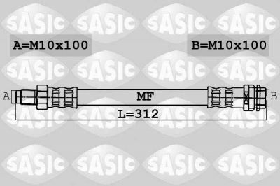 Sasic 6606034 тормозной шланг на MERCEDES-BENZ A-CLASS (W168)