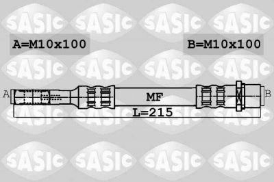 Sasic 6606046 тормозной шланг на OPEL ASTRA G универсал (F35_)