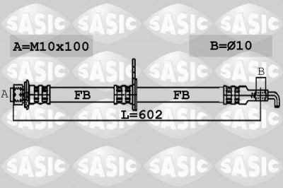 Sasic 6606056 тормозной шланг на TOYOTA COROLLA Verso (ZDE12_, CDE12_)