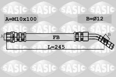 Sasic 6606062 тормозной шланг на AUDI A4 Avant (8D5, B5)
