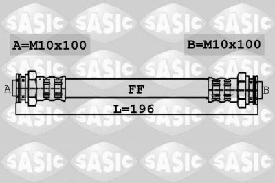 Sasic 6606069 тормозной шланг на FIAT PUNTO (188)