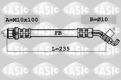 Sasic 6606089 тормозной шланг на TOYOTA COROLLA Verso (ZDE12_, CDE12_)