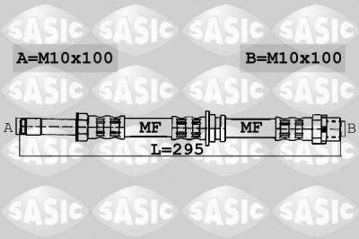 Sasic 6606117 тормозной шланг на VW MULTIVAN V (7HM, 7HN, 7HF, 7EF, 7EM, 7EN)