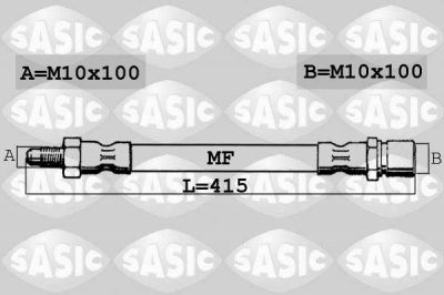 Sasic 6606121 тормозной шланг на MAZDA 3 седан (BK)