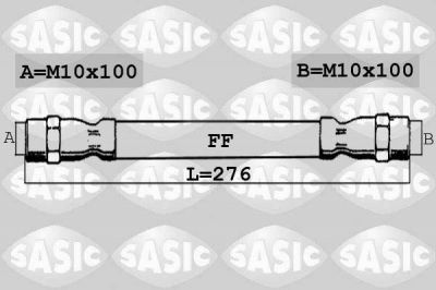 Sasic 6606145 тормозной шланг на VW MULTIVAN V (7HM, 7HN, 7HF, 7EF, 7EM, 7EN)