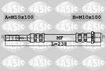 Sasic 6606202 тормозной шланг на VW MULTIVAN V (7HM, 7HN, 7HF, 7EF, 7EM, 7EN)