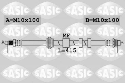 Sasic 6606221 тормозной шланг на FORD MONDEO IV седан (BA7)