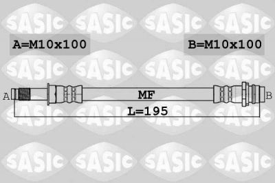 Sasic 6606229 тормозной шланг на FORD MONDEO IV седан (BA7)