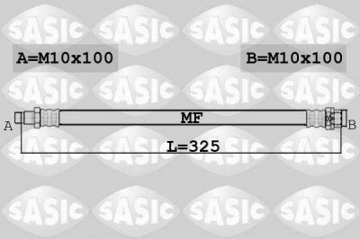 Sasic 6606247 тормозной шланг на MERCEDES-BENZ GLK-CLASS (X204)