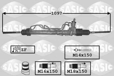 Sasic 7006103 рулевой механизм на RENAULT RAPID фургон (F40_, G40_)