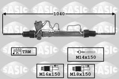 Sasic 7006104 рулевой механизм на RENAULT 18 Variable (135_)